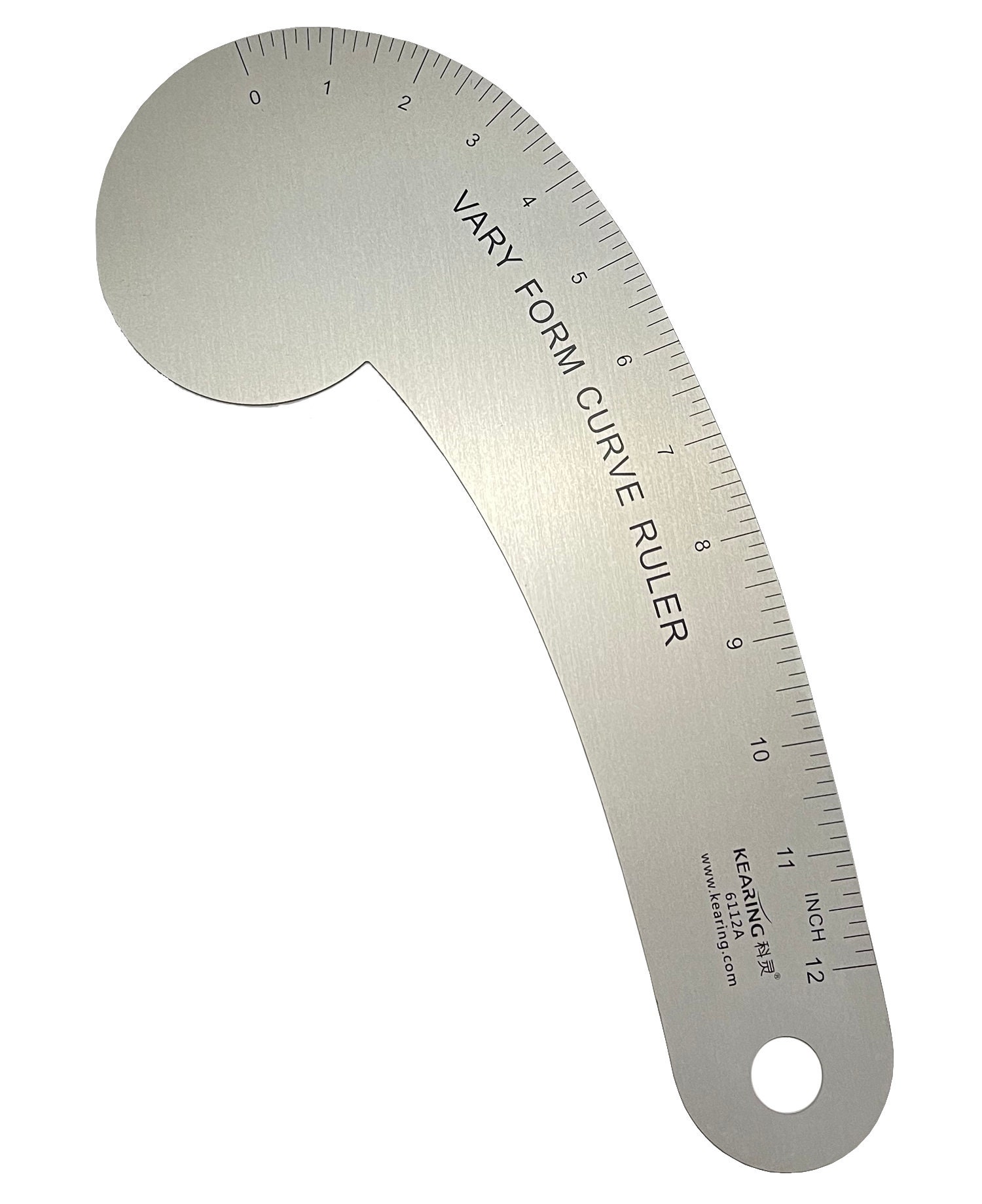 Clear Vary Form Hip Curve Metric Ruler 48 cm - Porcelynne Lingerie Supplies