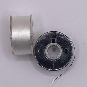 Prewound Bobbins Size A, 70D/2 for Embroidery Sewing Machines Compatible with Bernina Brother SA156 (Black)