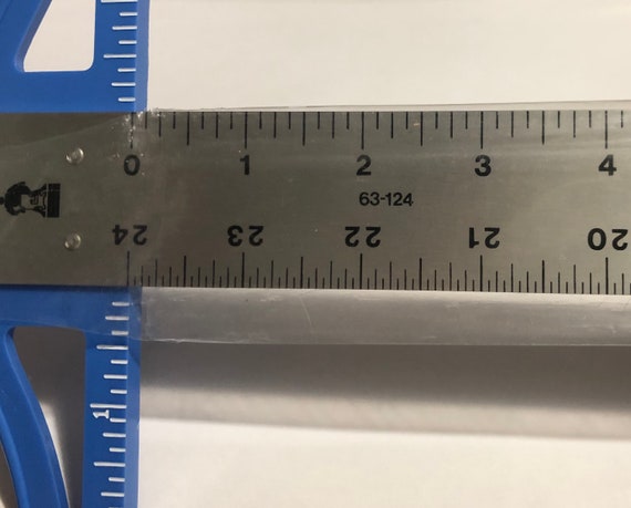 Fairgate Standard Aluminum T-square Ruler 24x1-1/2 Read in Inch FG63-124 