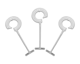 5000pcs J hook Fastener / barb / pin for Standard tagging gun, tagger, clear color
