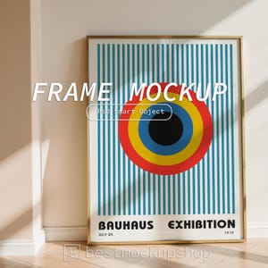 Scandinavian Frame Mockup: Vertical Gallery Template (PSD File)