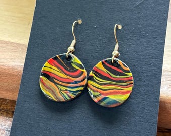 Stratum - Handmade Polymer Clay Earrings
