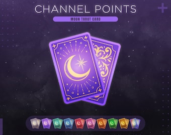 Celestial Moon Channel Punkte | Tarot Card Stream einlösen | Mond Emotes & Badges