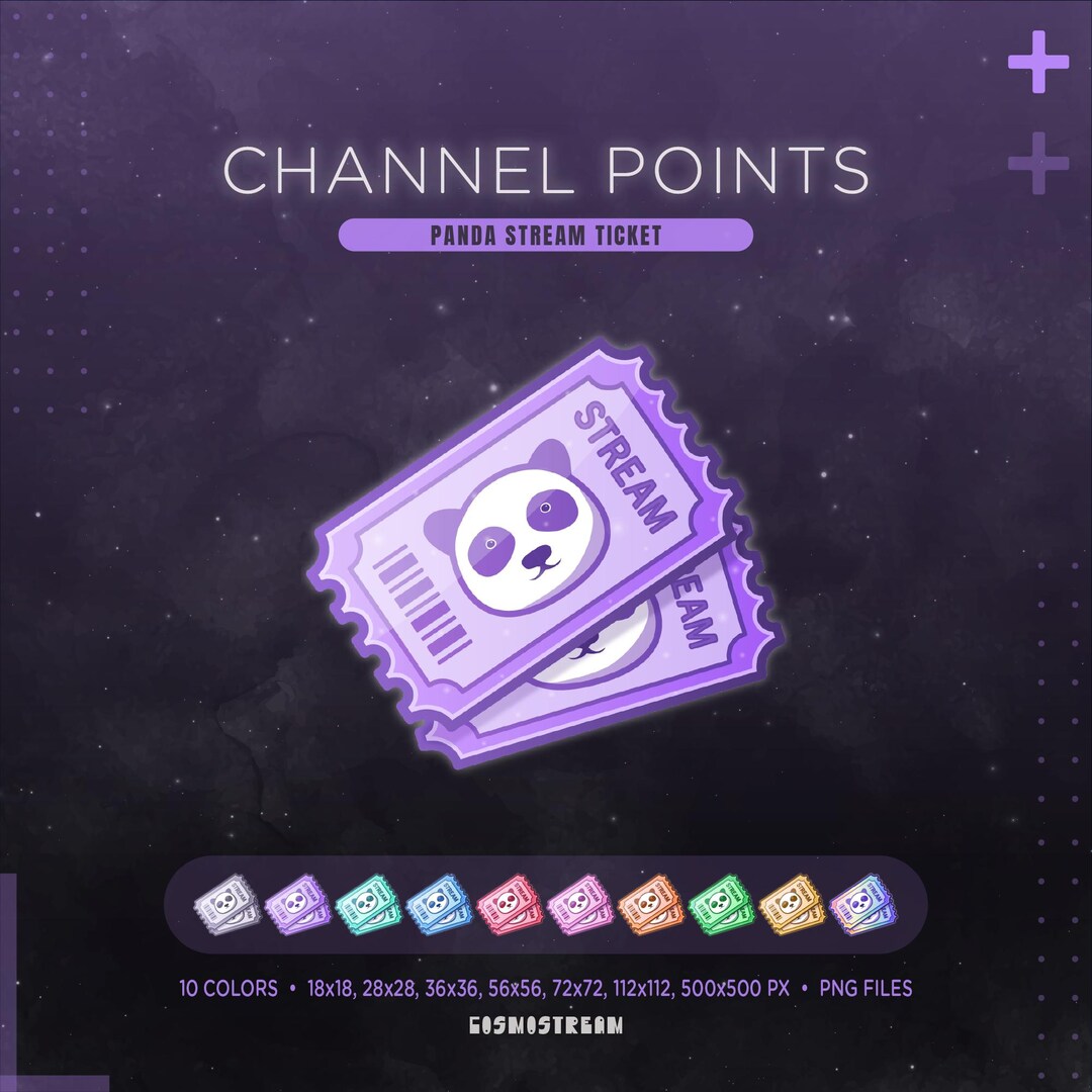 Panda Twitch Channel Points Icon | Cute Stream Redeems | Wildlife ...