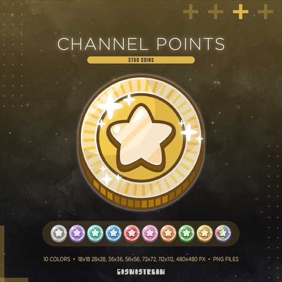 Star Token Colorful Gold Star Tokens