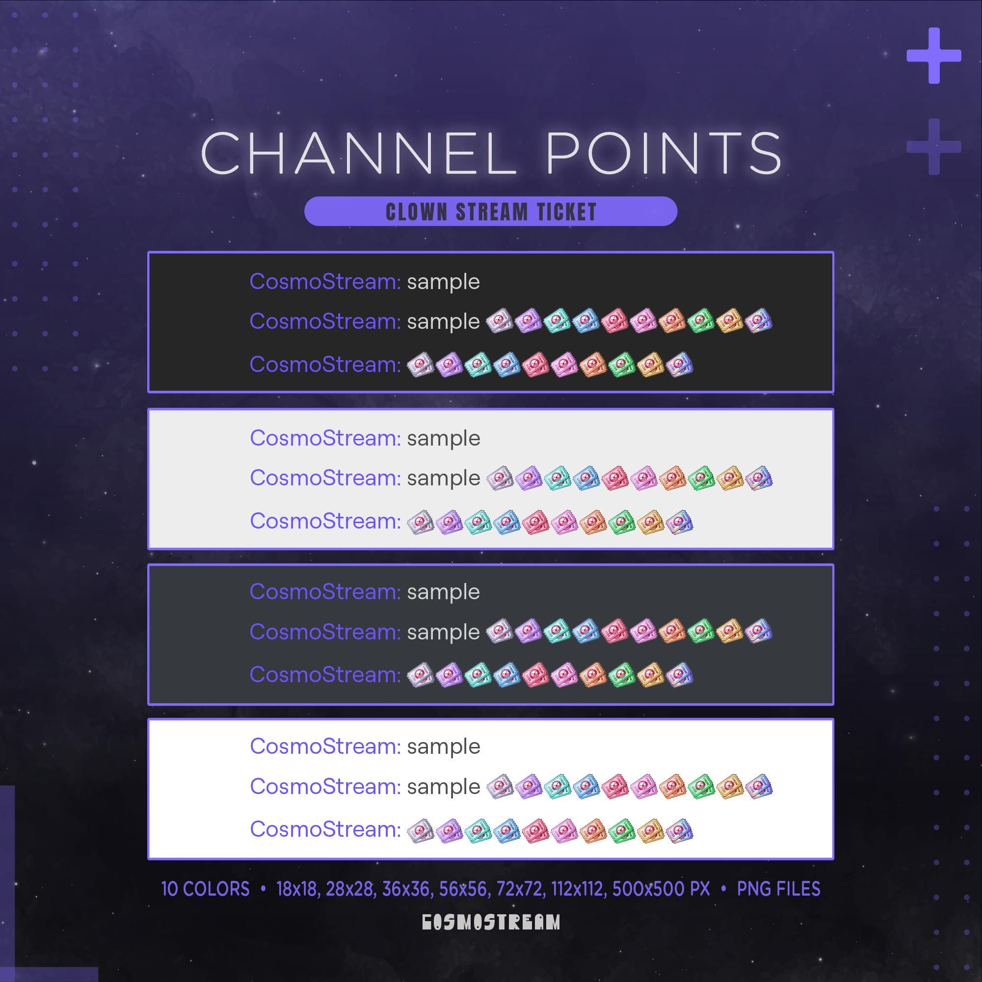 Clown Twitch Channel Points Icon | Circus Stream Redeems | Carnival ...