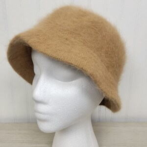 Vintage David and Young Angora Tan Bucket Hat - Etsy display picture 1