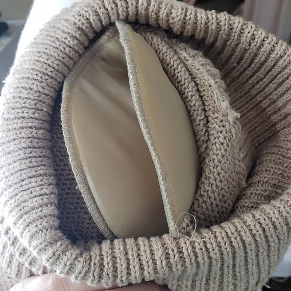 Vintage Basic Editions Leaf Print Turtle Neck Swe… - image 7