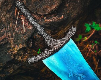 Handmade Moonlight Greatsword Replica | Full Metal Dark Moon Cosplay Prop