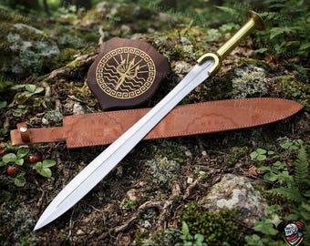 Riptide Sword – Percy Jackson Collector's Replica with Display Plaque
