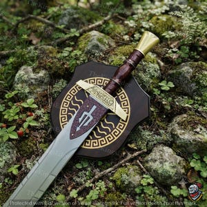 Riptide Sword – Percy Jackson Collector's Replica with Display Plaque
