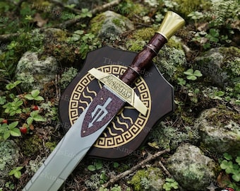 Riptide Sword – Percy Jackson Collector's Replica with Display Plaque