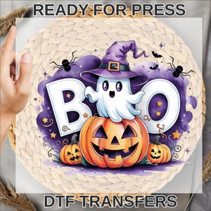Halloween Boo Cute Ghost Pumpkin Witch Ready To Press , Ghost Halloween Dtf Transfers, Ghost Halloween Dtf, Halloween Mama Dtf,