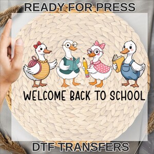 Back to School Ready To Press , Back To School Heat Press, First Day Of School Dtf, Kindergarten 1st 2nd 3rd Grade