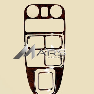 Garniture de tableau de bord en acajou pour Rover MGF (1995-2001) | Revêtement de tableau de bord imitation bois | Accessoire d'amélioration intérieure