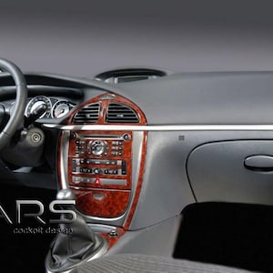 Citroën C5 2004- Mahogany instrumentpanel – Träådring interiöruppgraderingstillbehör