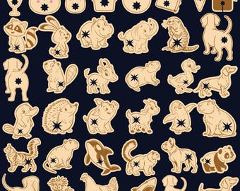 Funny Bread Bag Holder Laser Cut SVG Bundle: Kitchen Organization (Digital Download