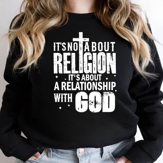 It’s Not About Religion Svg Png, Bible Study Groups Svg, Bold Faith Statement Graphic Svg, Spiritual Expression for Christian Gifts Svg
