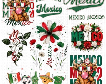 30 Mexico Varsity Png, Rose Mexico Flag Png, Off to Watch Soccer Png, Mexico Football Design Png, Mexico World Cup Png, Football Fan Png