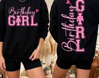 Birthday Girl Svg Png, Birthday Girl Coquette Bow Shirt Svg, Birthday Sublimation Design, Digital Download