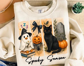 Spooky Season Png, Vintage Halloween, Retro Halloween Shirt Png, Trendy Halloween Png,Horror Night Png, Retro Halloween Png,Spooky Ghost Png