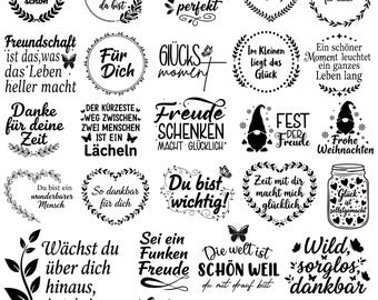 German Plotter File Svg Bundle (Digital Download)