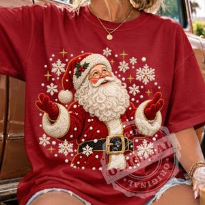 Happy Santa Claus PNG, Vintage Christmas Png, Santa Clipart, Christmas DTF, Christmas Sublim PNG, Santa Shirt Design, Festive Holiday