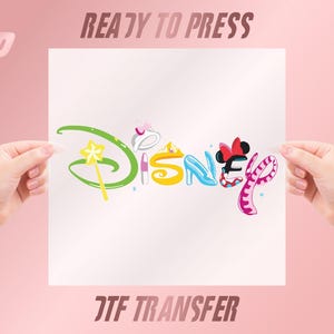 Disney Ready To Press DTF, Disney Mickey Mouse DTF, Disney World Print Transfer, Disney Vacay Transfer, Disney Vacation Shirt Gift