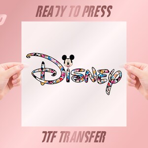 Disney Ready To Press DTF, Mickey Mouse DTF, Disney World Print Transfer, Disney Vacay Transfer, Disney Vacation Shirt Gift