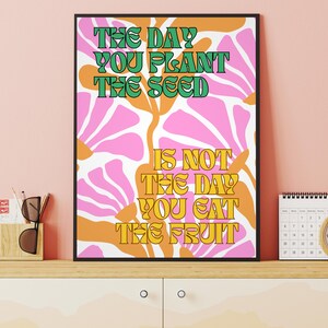 Digital Motivational Poster - Printable Wall Decor - Quote Poster - Personal Growth Print