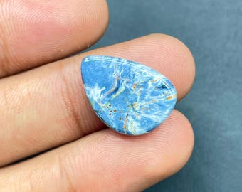 Pietersit Cabochon: Handgemachter Edelstein zur Schmuckherstellung (19 x 13 MM, 6 ct