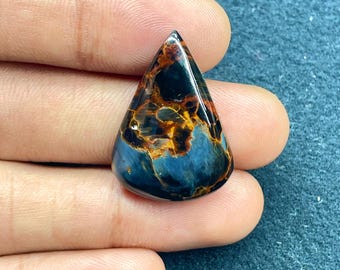 Pietersite Cabochon: Rare Collector's Gemstone, Healing Crystal (26X18 MM 23.60 CT)
