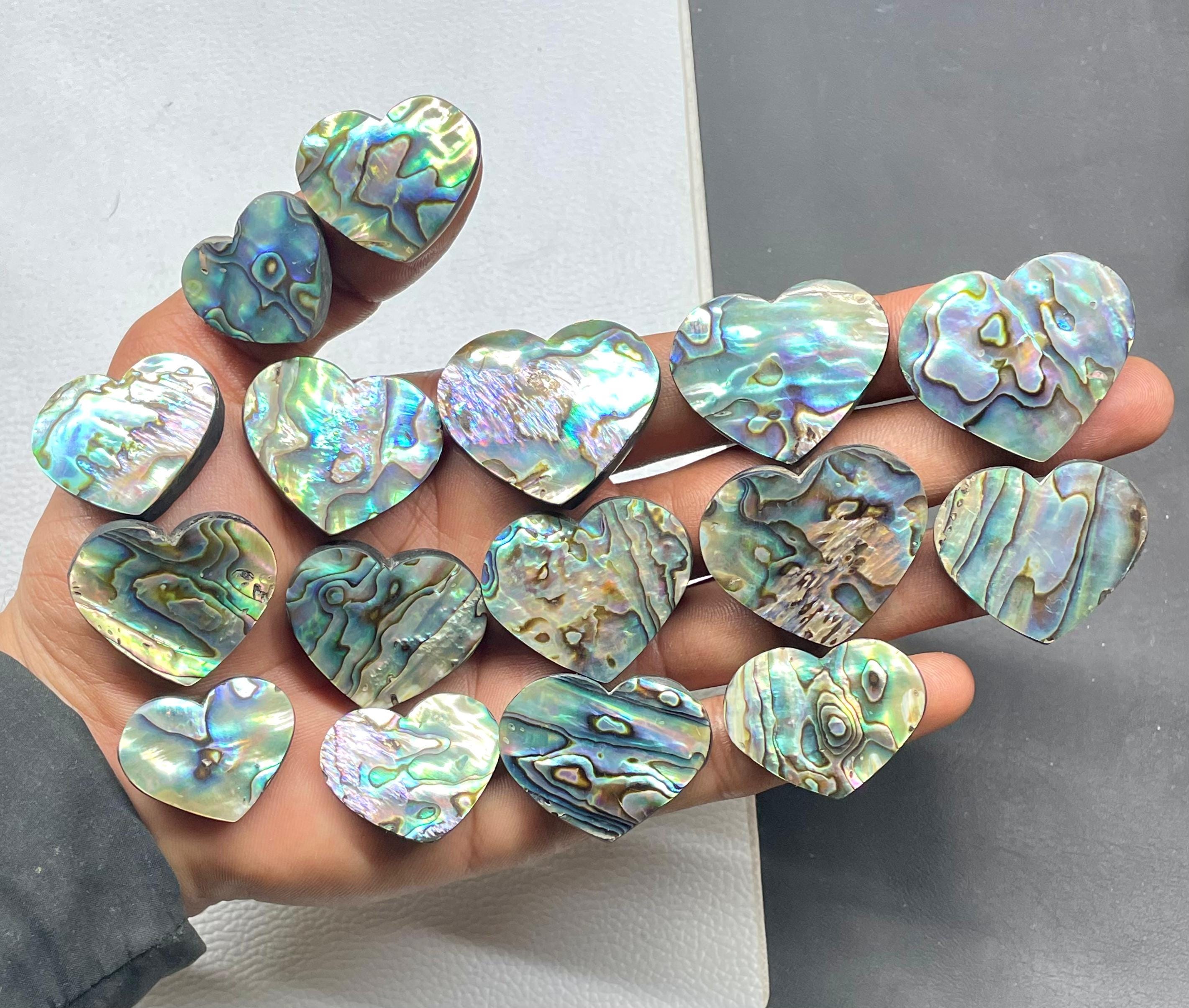 Natural Abalone Shell Heart Shape Wholesale for Jewelry Making Shell ...