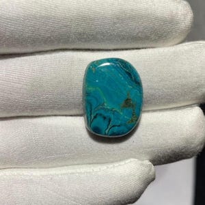100% hochwertige natürliche Chrysokoll Malachit Cabochon lose Edelstein, Cabochon für die Schmuckherstellung, Designer (25x15 Cts 16 D, 25)