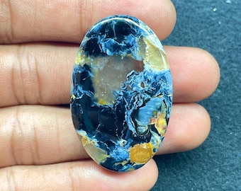 Pietersite Cabochon: Natural Gemstone for Jewelry Making (40X25 MM 65.86 CT