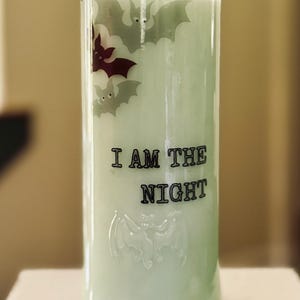 Handmade Soy Wax Candle in an Upcycled Bacardi Bottle