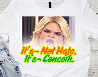 No es odio, es preocupación (camiseta) / Camiseta parodia de Druski, declaración con meme facial