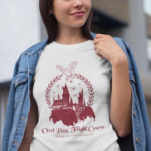 Owl Post Flight Crew Shirt- Wizard Mail Service Tee
