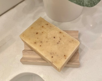 Cinnamon Latte Scented Natural Hand or Body Soap Bar 4.8oz