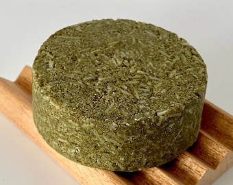 Rosemary Scented Moringa Leaf Shampoo Bar - Anti-Inflammatory Hair Care