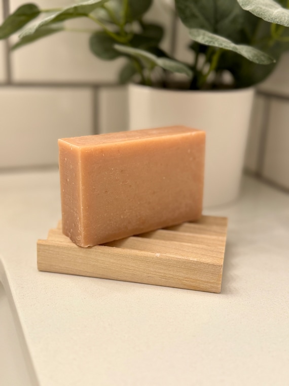 Almond Spice Scented Natural Hand or Body Soap Bar 4.8oz