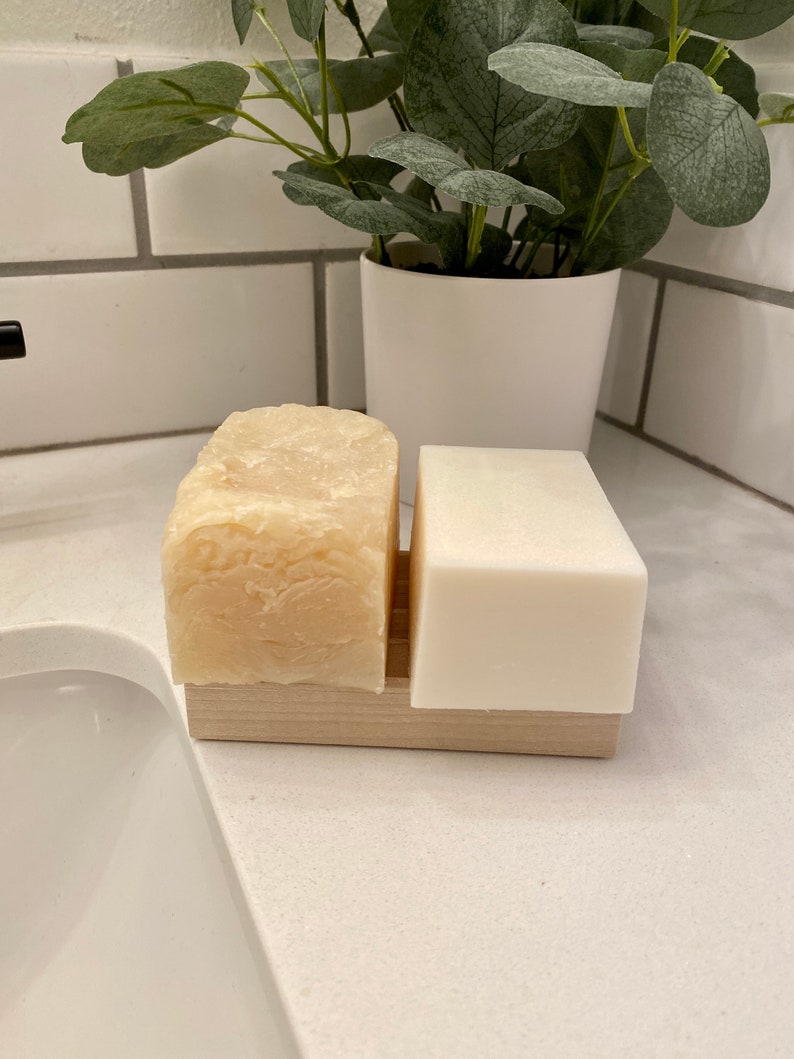 Natual Solid Shampoo and Conditioner Bar Set image 2