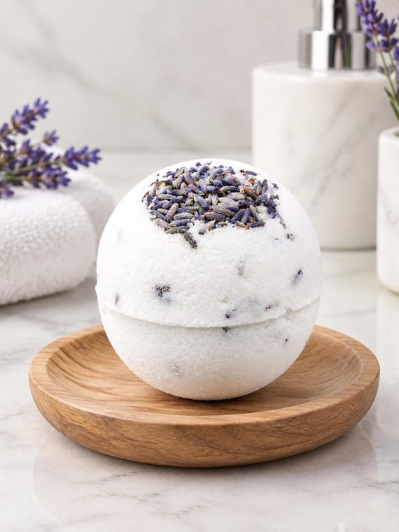 Lavender Bath Bomb Fizzy