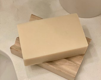 French Pear Scented Natural Hand or Body Soap Bar 4.8oz