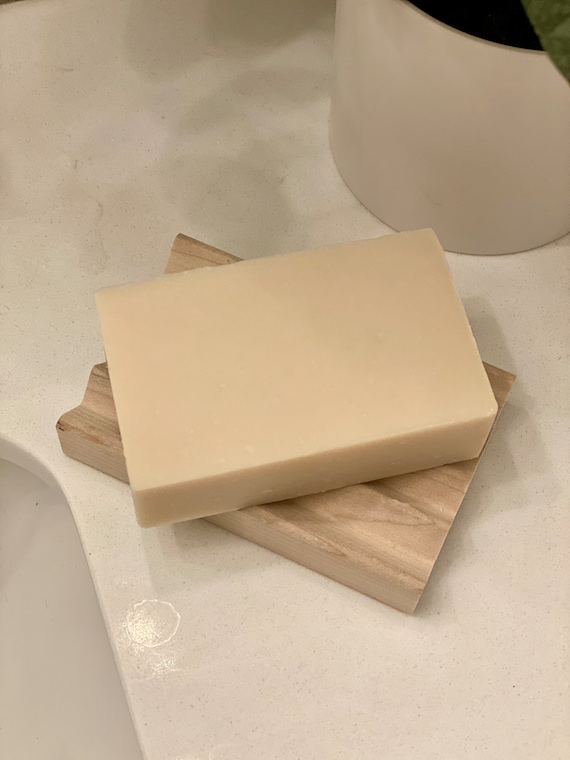 French Pear Scented Natural Hand or Body Soap Bar 4.8oz