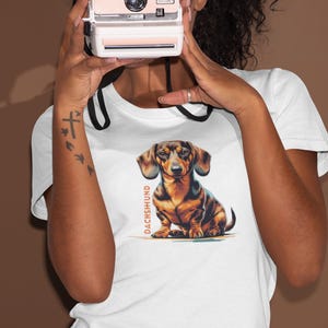Adorable Dachshund T-Shirt | Dog Lover Tee & Pet Gift