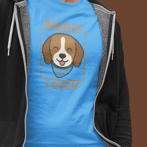 Beagle Lover T-Shirt: Soft Cotton Dog Mom Tee