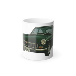 Vintage Car Color Morphing Mug, 11oz - Ideal Gift for Car Lovers, Unique Drinkware for Home or Office, Great for Birthdays, Anniversaries,