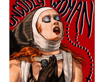 Chappell Roan Ungottige Frau Poster - Archivaler Druck in Museumsqualität
