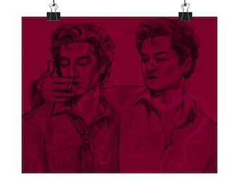 He Lights Another Falsettos Print